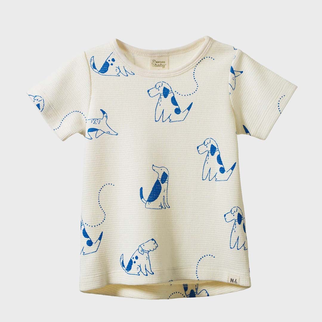 River Tee Waffle | Dog Walk Print