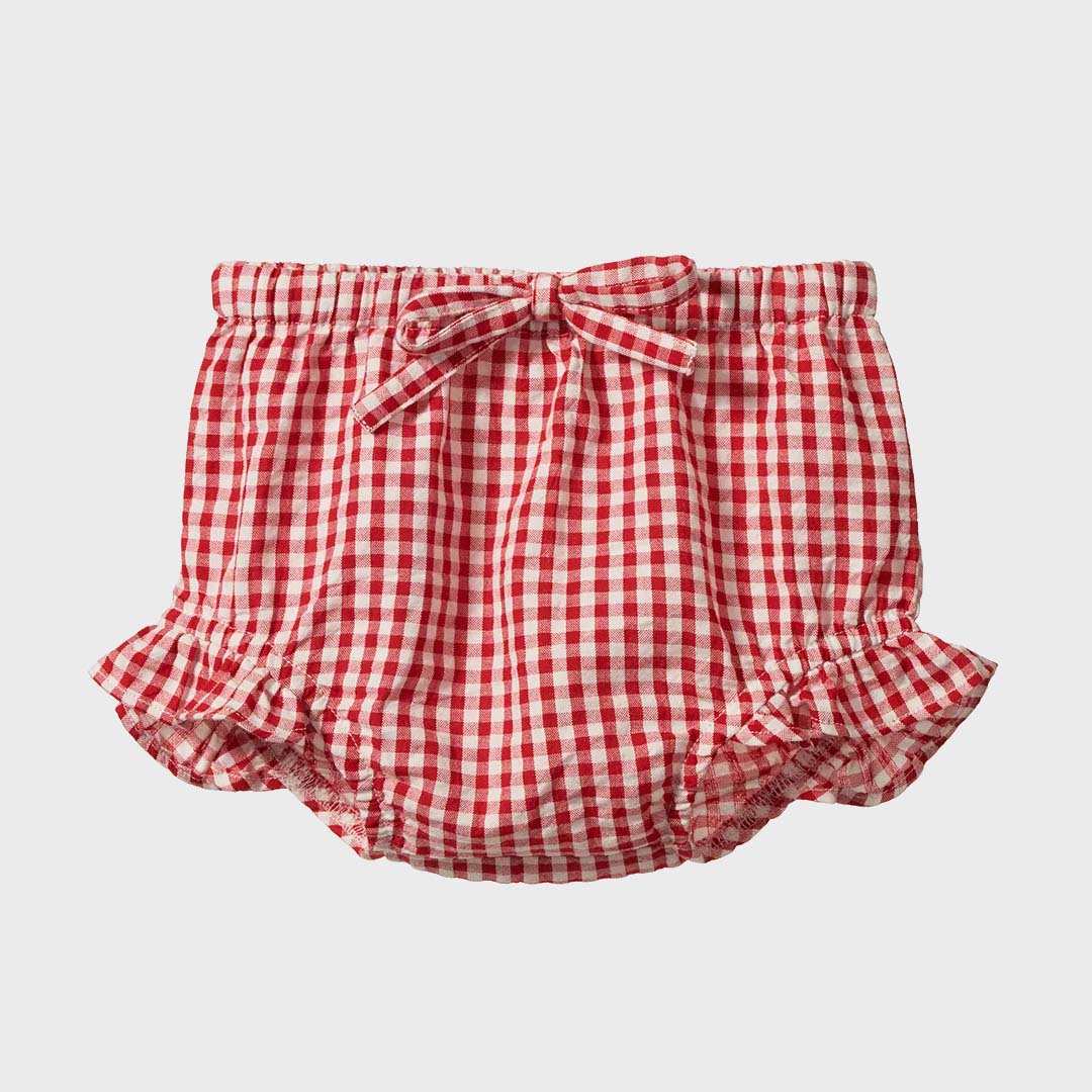 Petal Set | Red Gingham