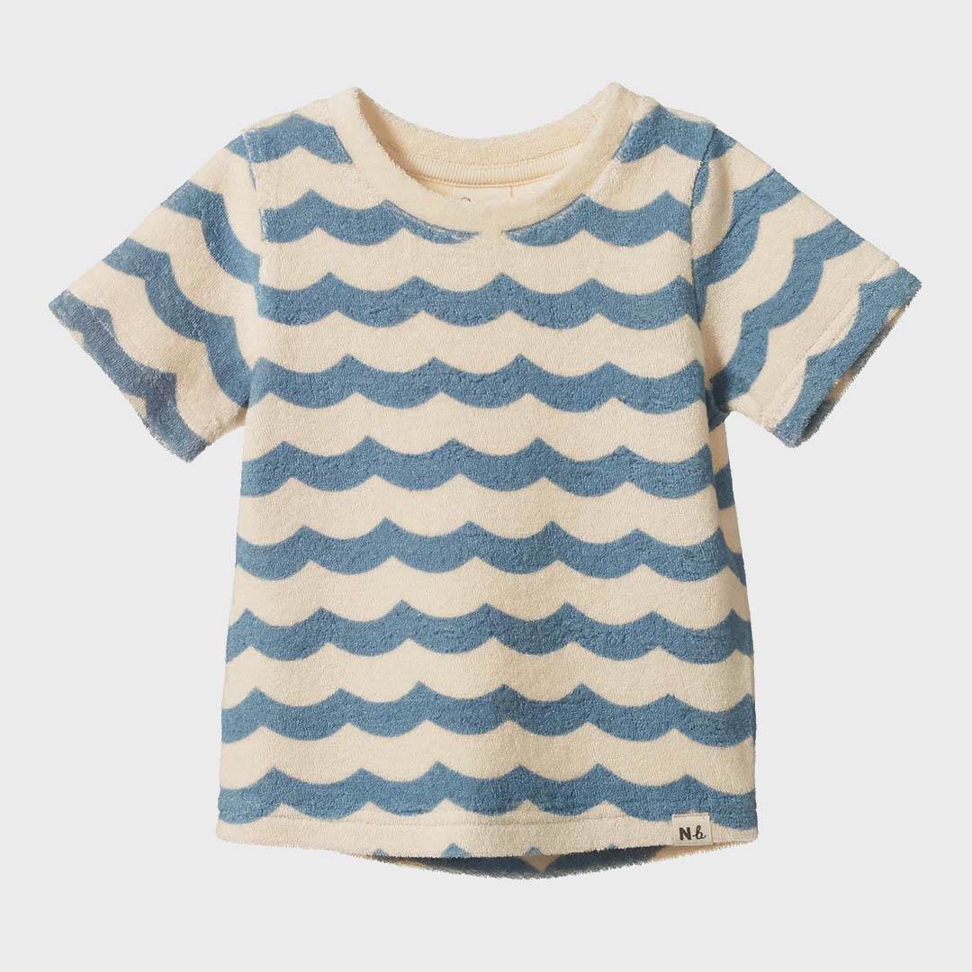 River Tee Terry | Waves Print