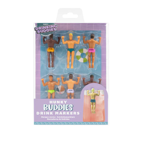 DRINKING BUDDIES DRINK MARKERS | 6 PACK