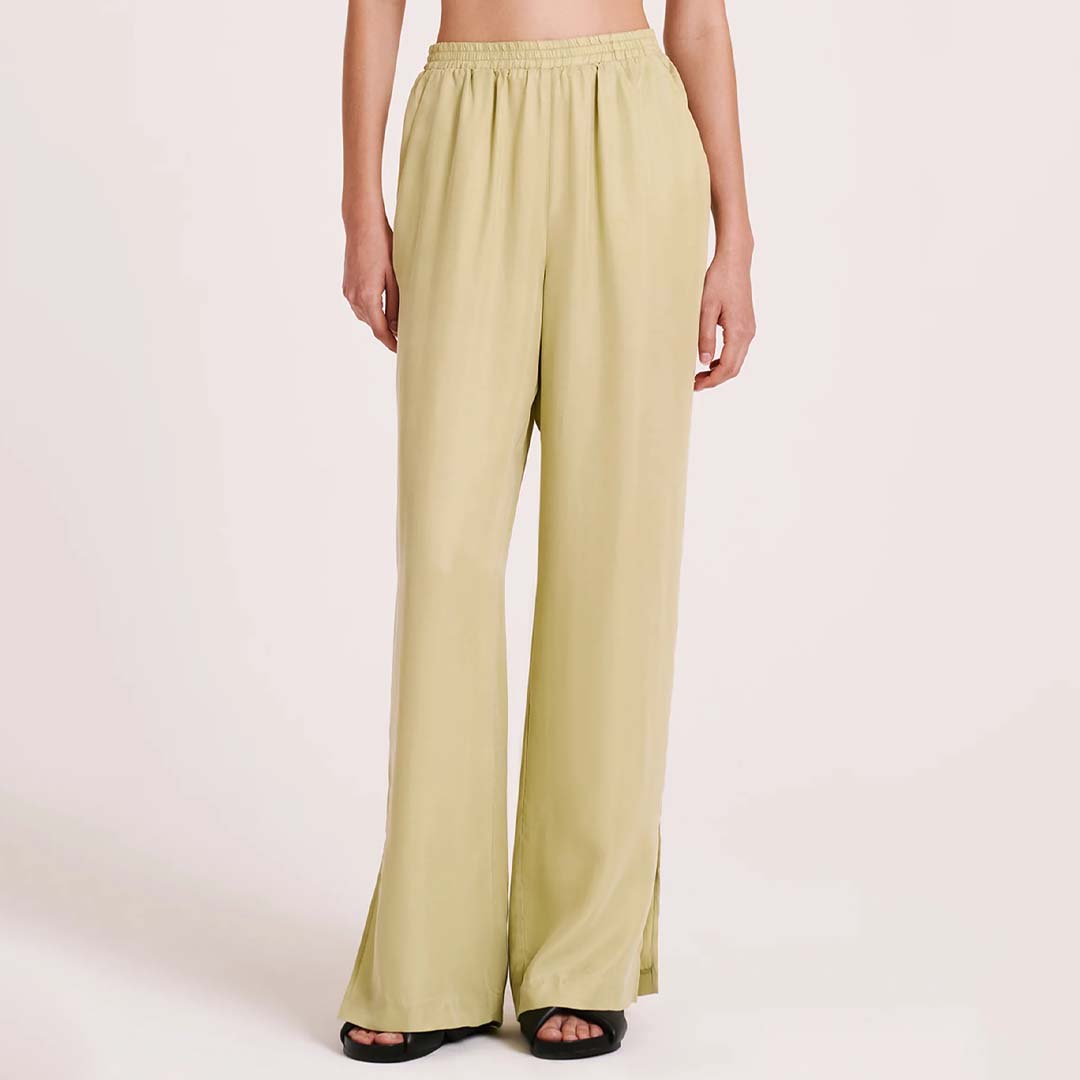 DARA CUPRO PANT | LIME