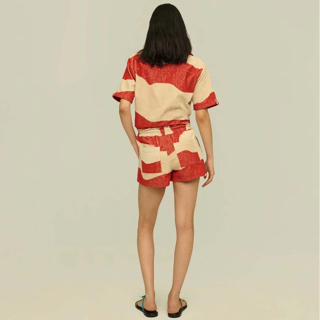 DRIZZLE TERRY SHORT | AMBER DUNE