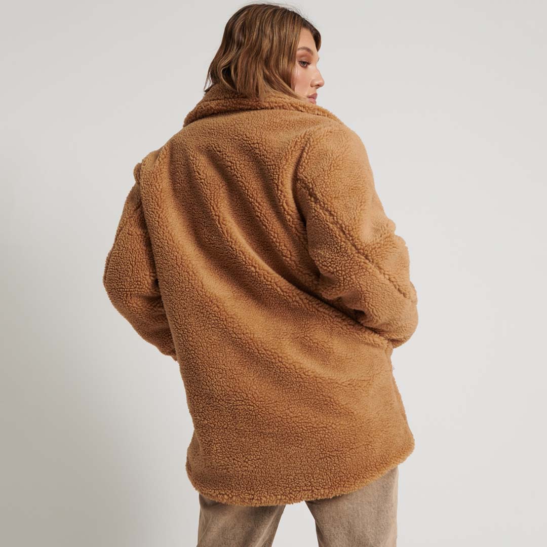 TEDDY COAT - TAN
