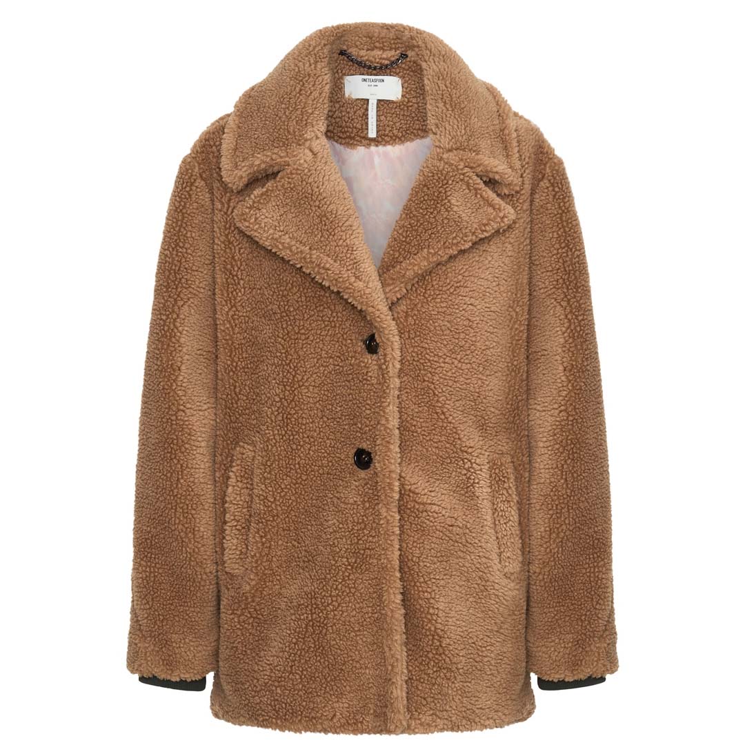 TEDDY COAT - TAN