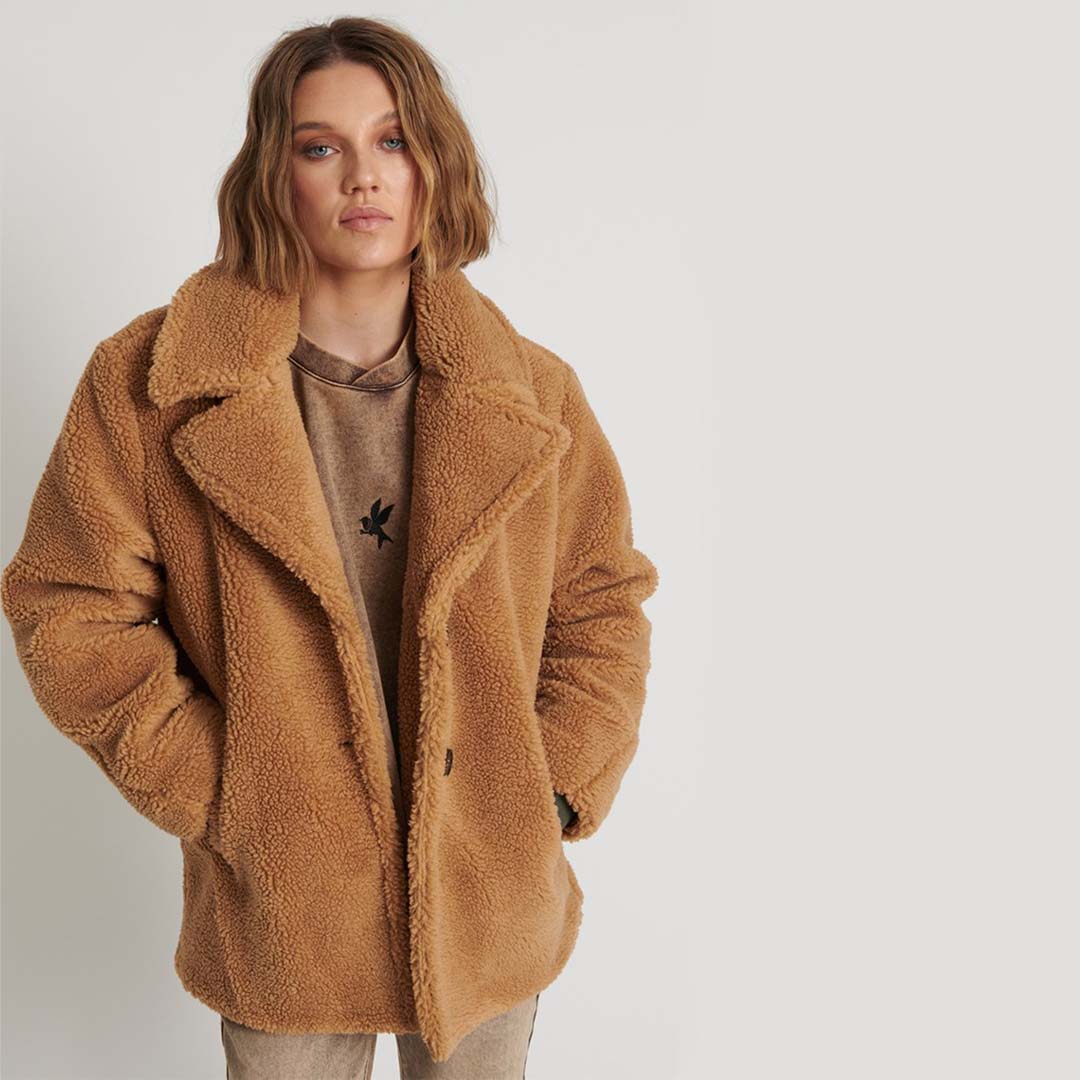 TEDDY COAT - TAN