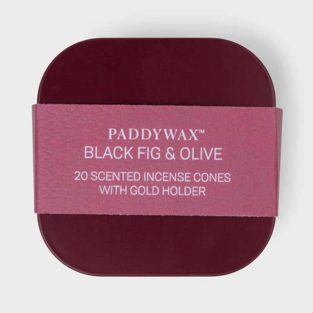 Cubed Incense Tin | Black Fig & Olive
