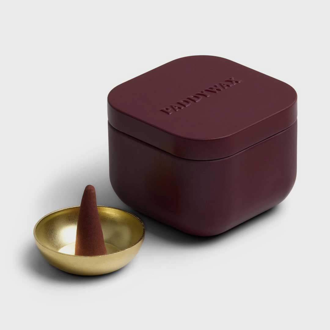 Cubed Incense Tin | Black Fig & Olive
