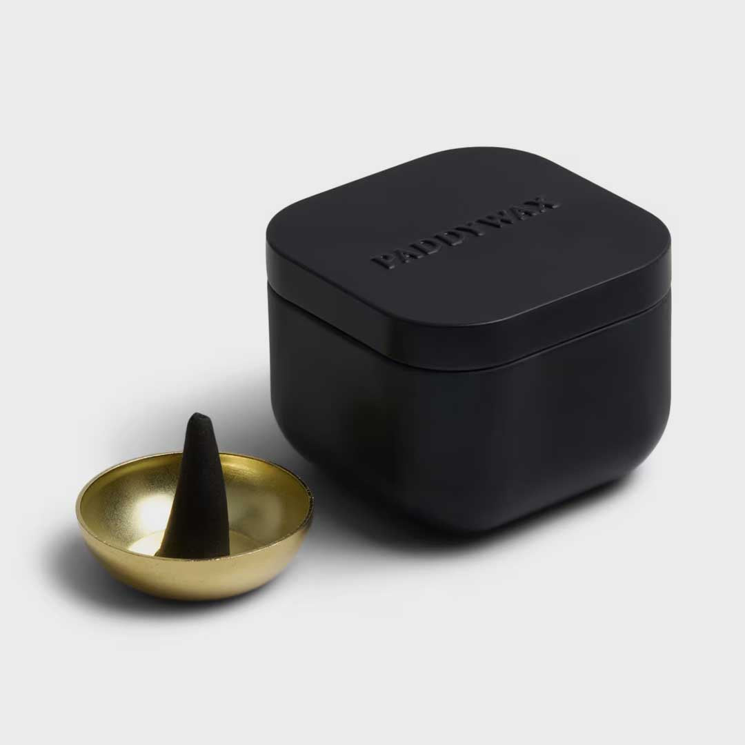 Cubed Incense Tin | Teak & Tobacco
