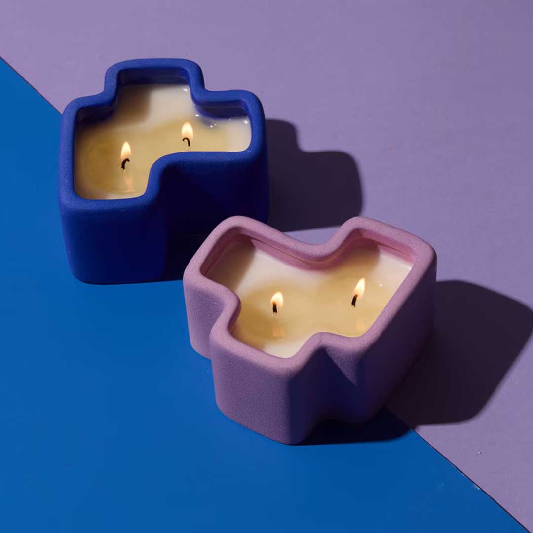 Jigsaw 4oz Candles | Wisteria Ember+Resin