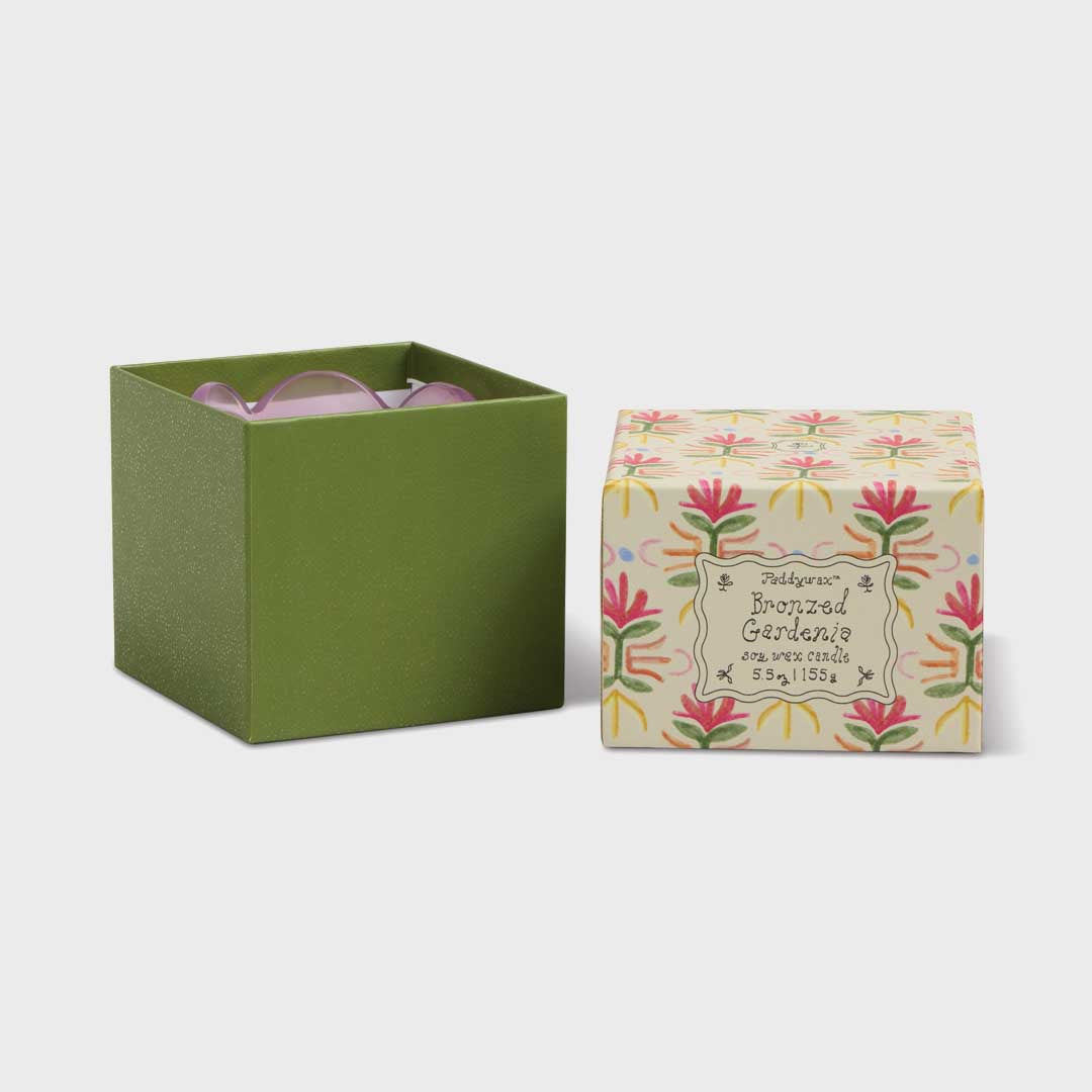 Tulip 5.5oz Glass Candle | Bronzed Gardenia