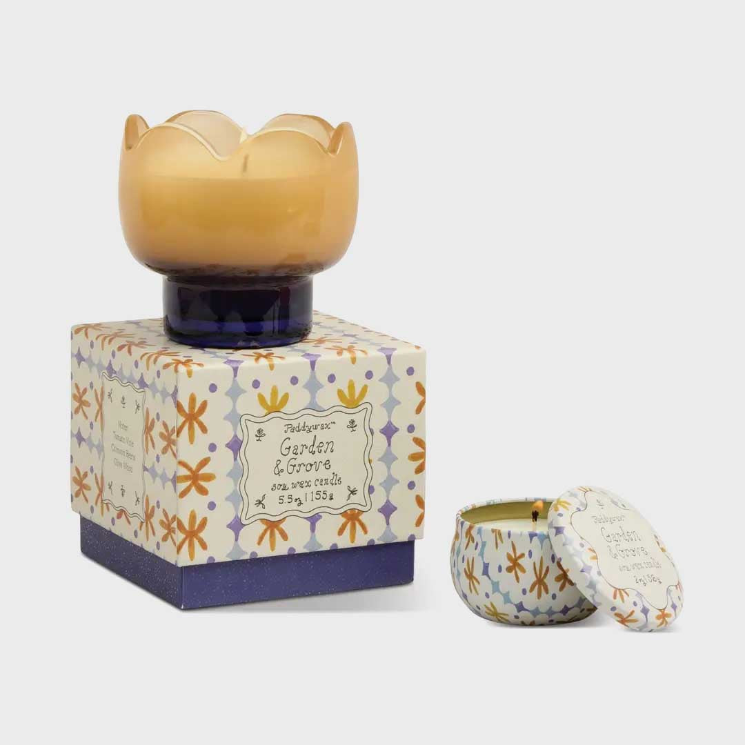 Tulip 5.5oz Glass Candle | Garden & Grove