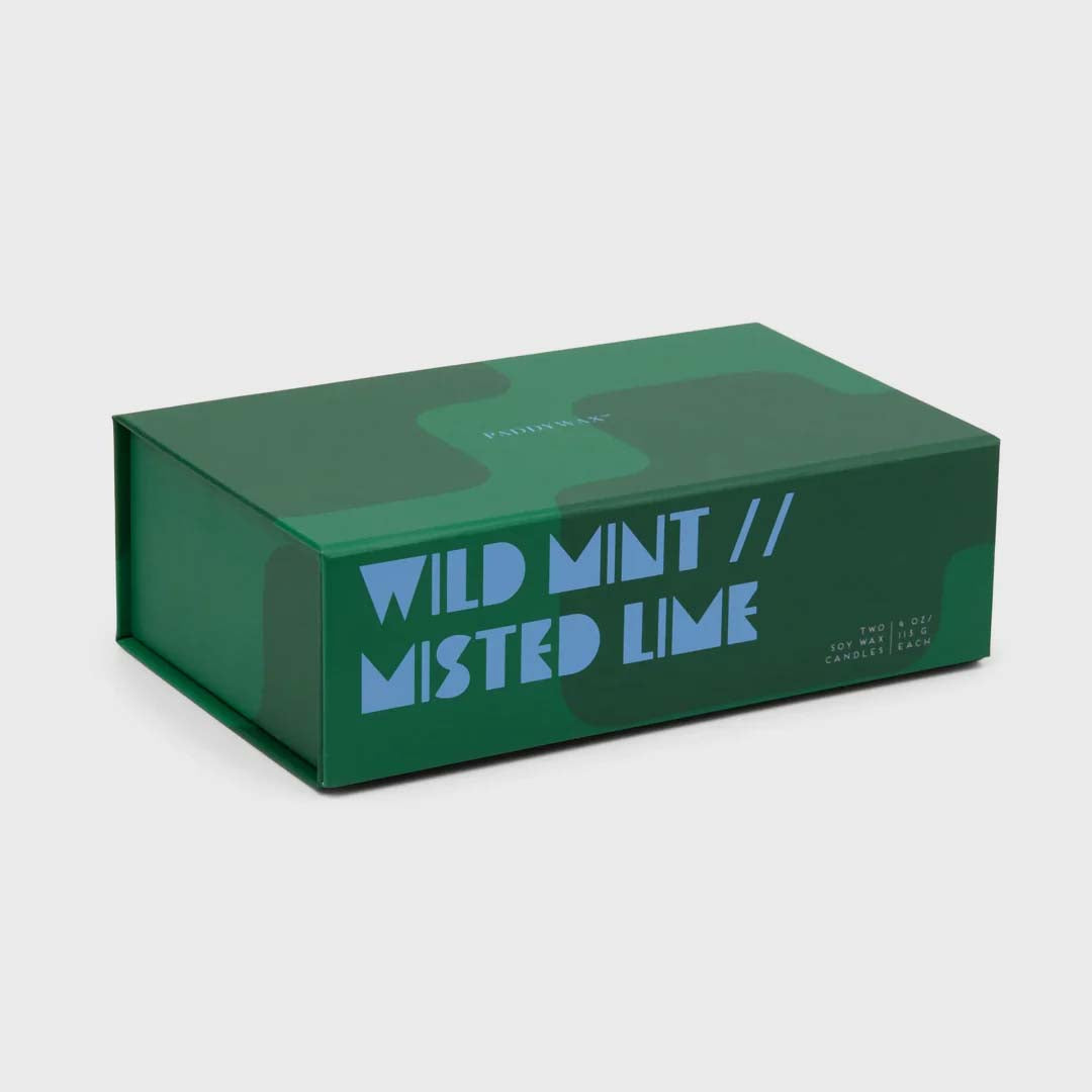 Jigsaw 4oz Candles | Wild Mint & Misted Lime