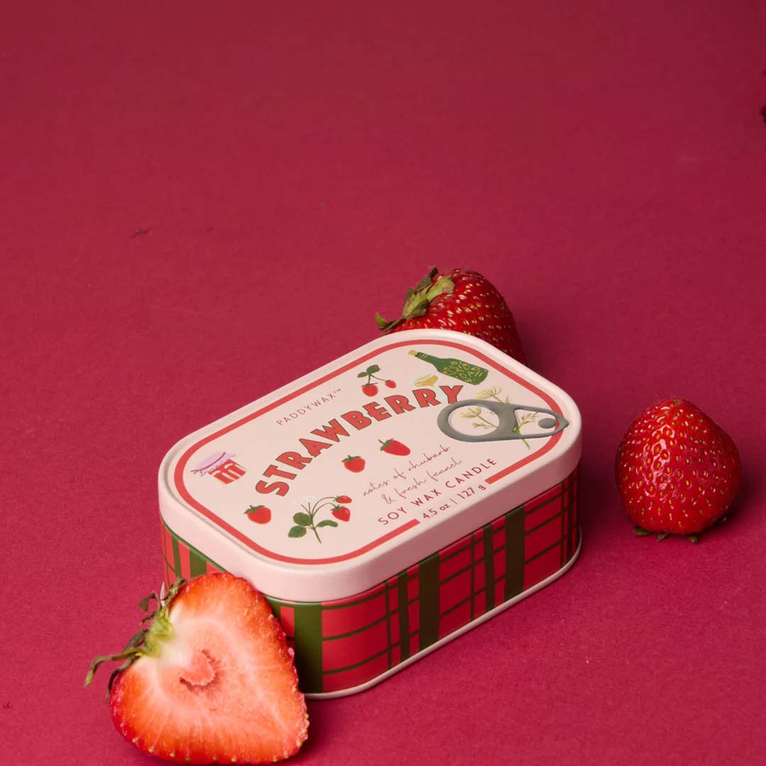 Bistro 4.5oz Strawberry Candle Tin | Strawberry