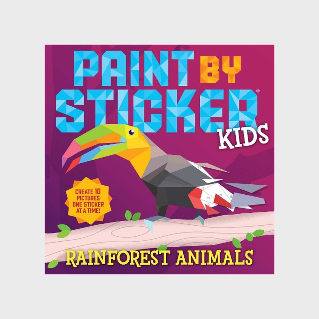 PAINT BY STICKER KIDS: RAINFOREST ANIMALS