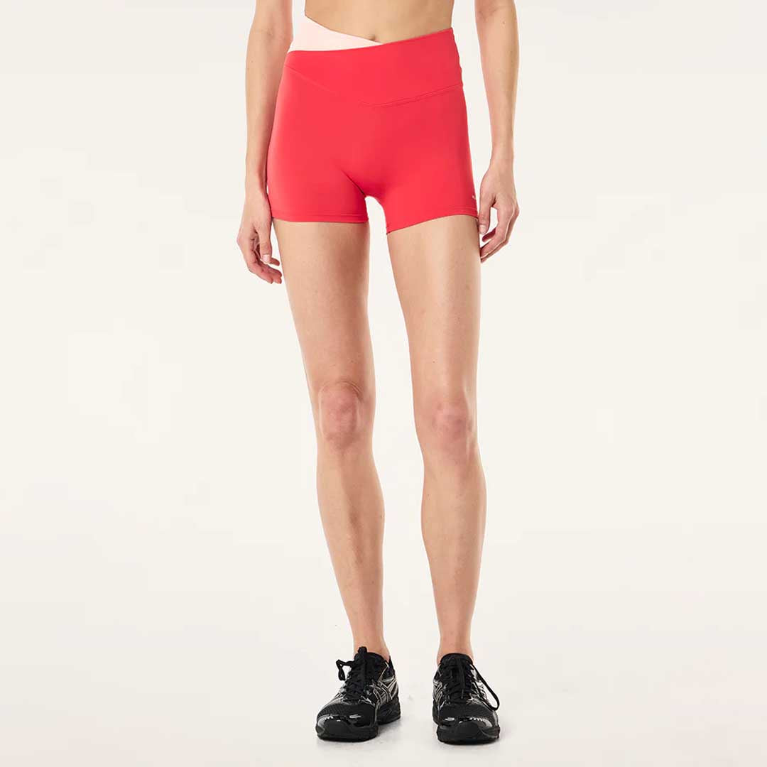 Wander 3 Inch Bike Short | Strawberry