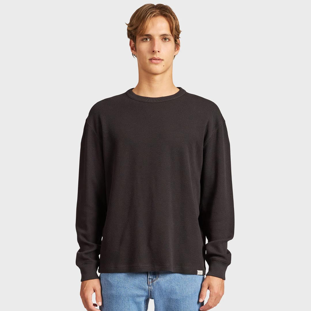 Perry Waffle Crew | Black