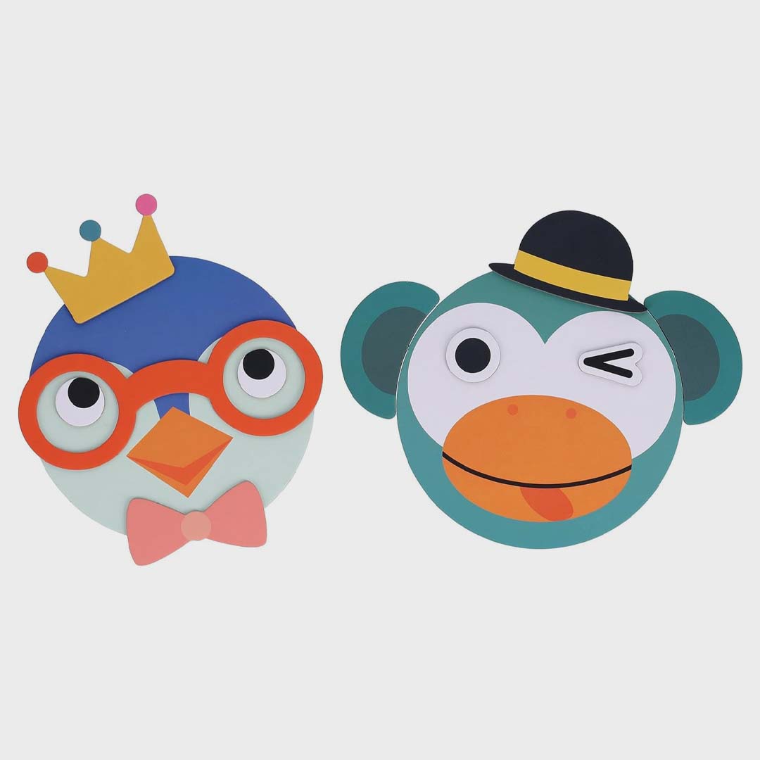 MAKE FUNNY FACES | MATCHING GAME