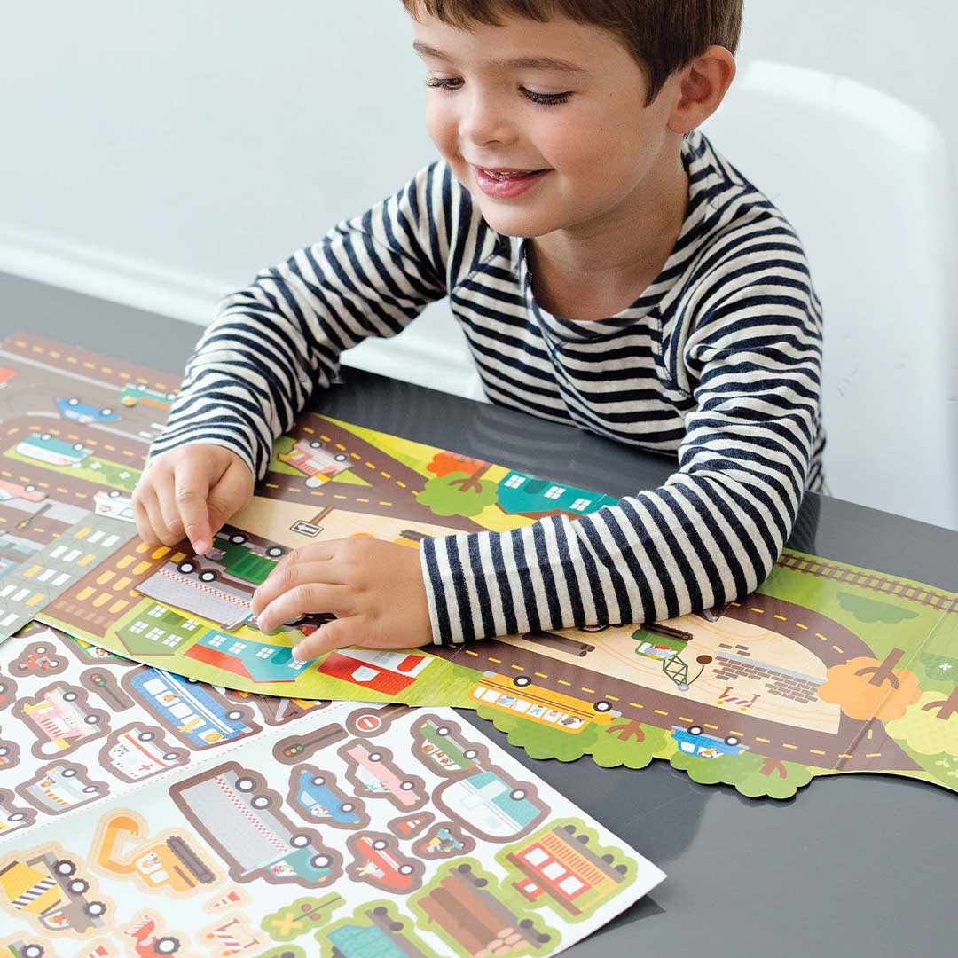 Sticker Activity Set | Roads + Rails