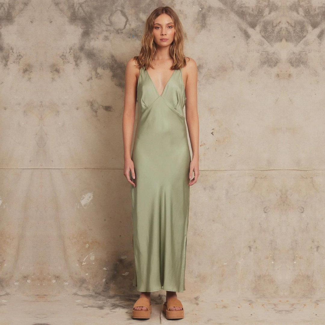 ALESSI DRESS | SAGE