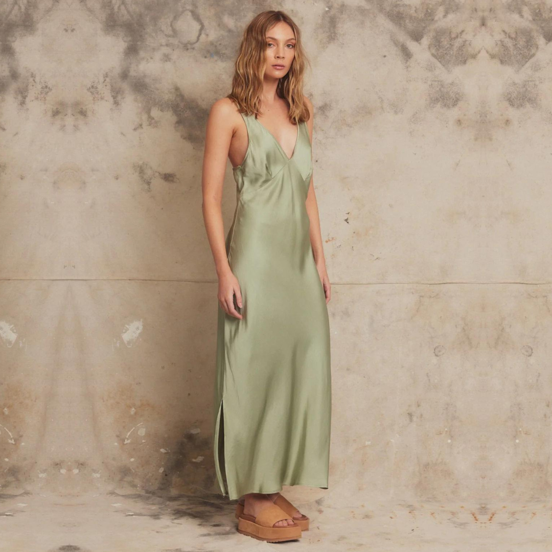 ALESSI DRESS | SAGE