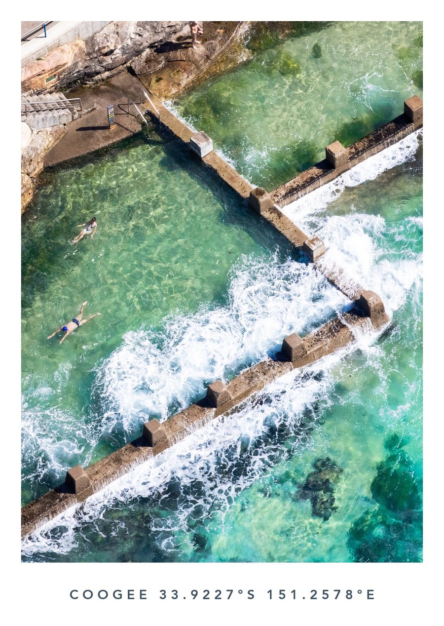 Postcard | Coogee Curves – front artwork