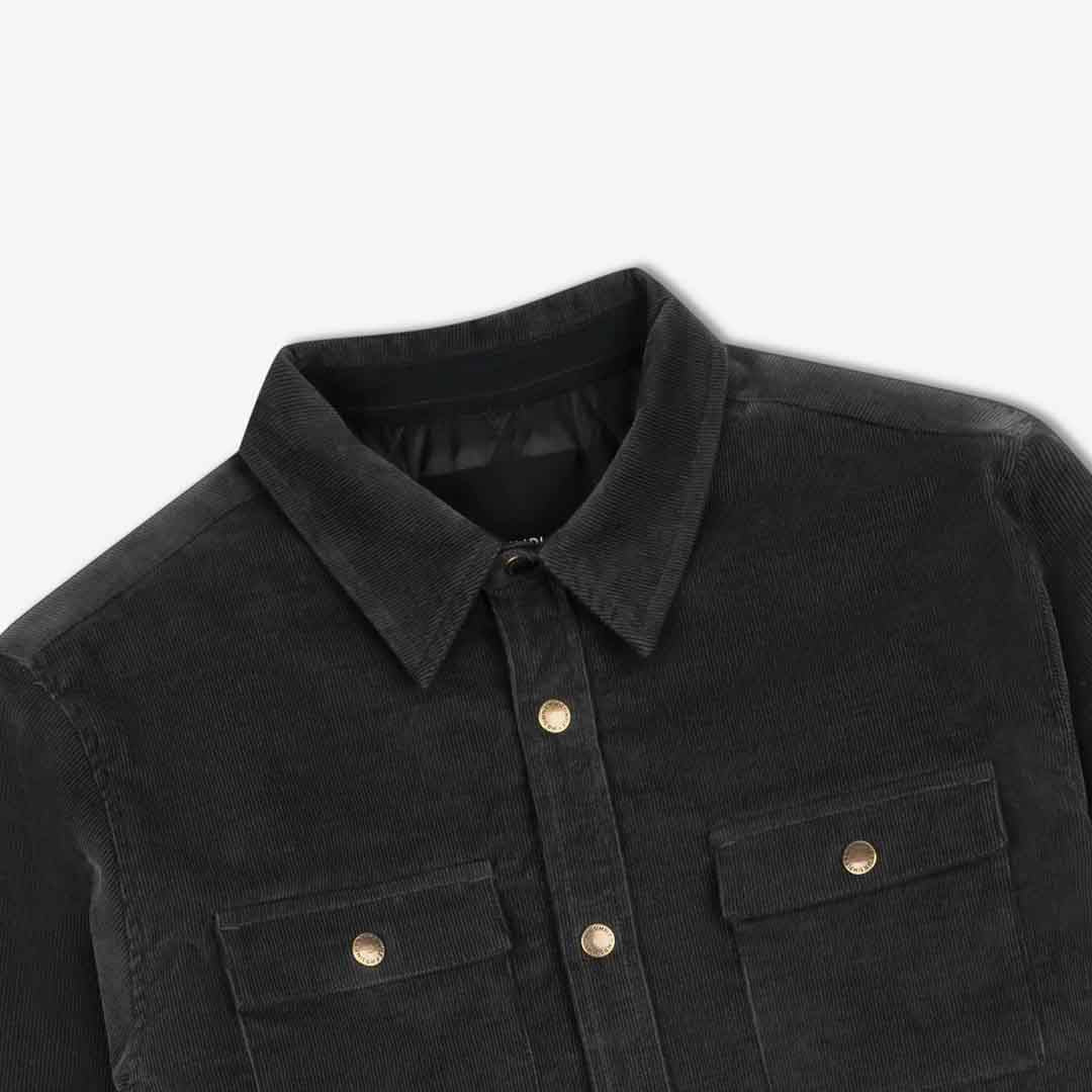 Quilted Cord Jacket | Graphite