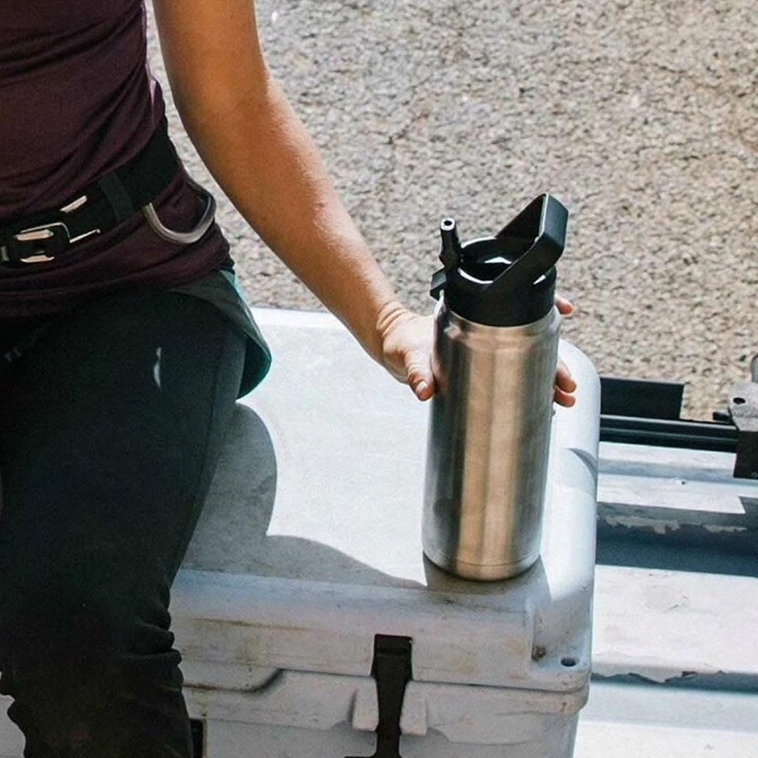 Rambler Bottle Straw Cap | Black