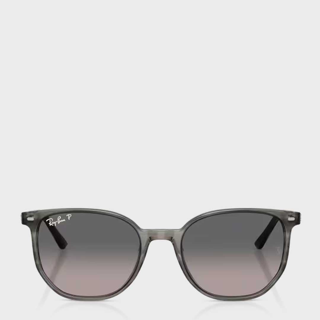 Elliot | Striped Grey Polarized