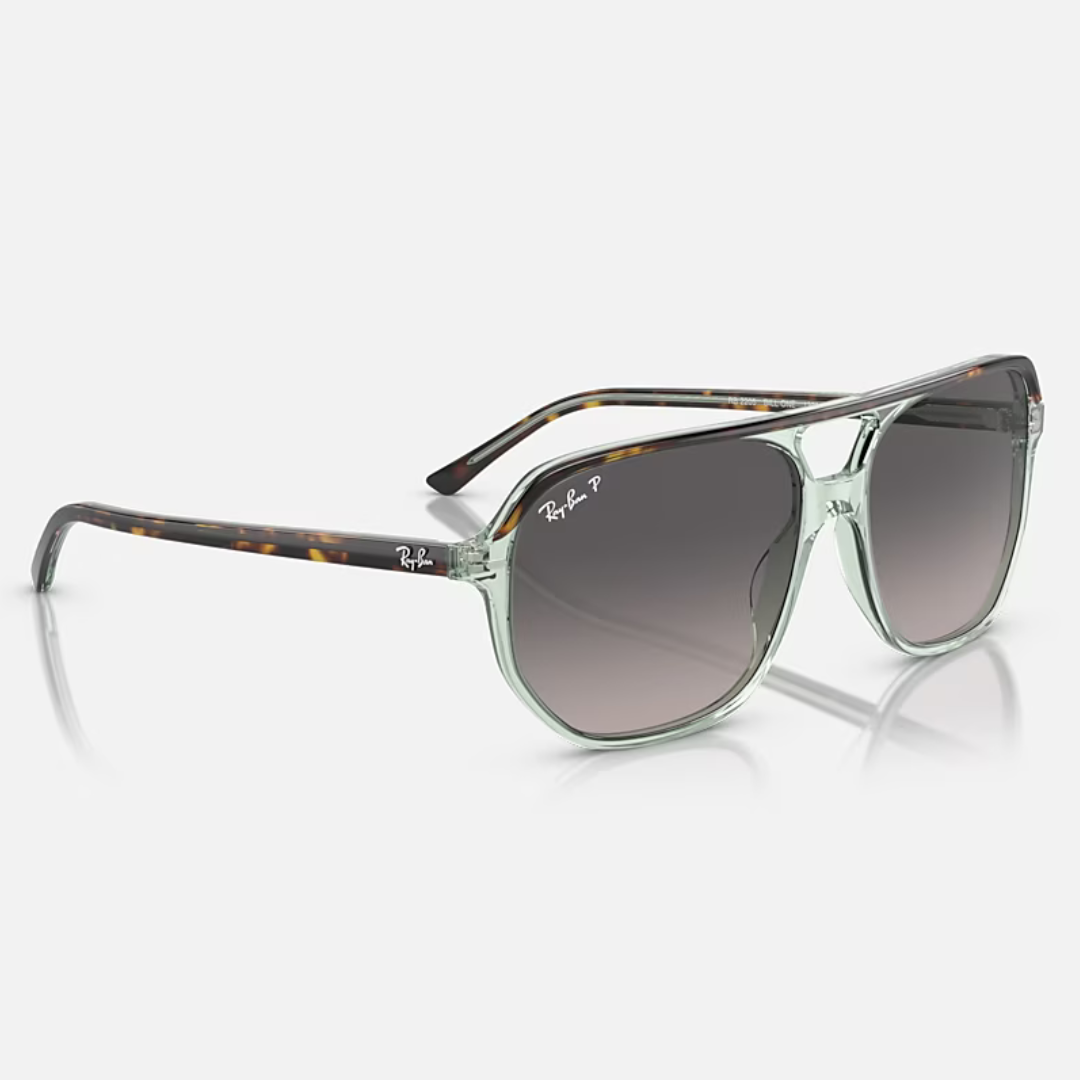 RB2205 BILL ONE | HAVANA ON TRANSPARENT GREEN