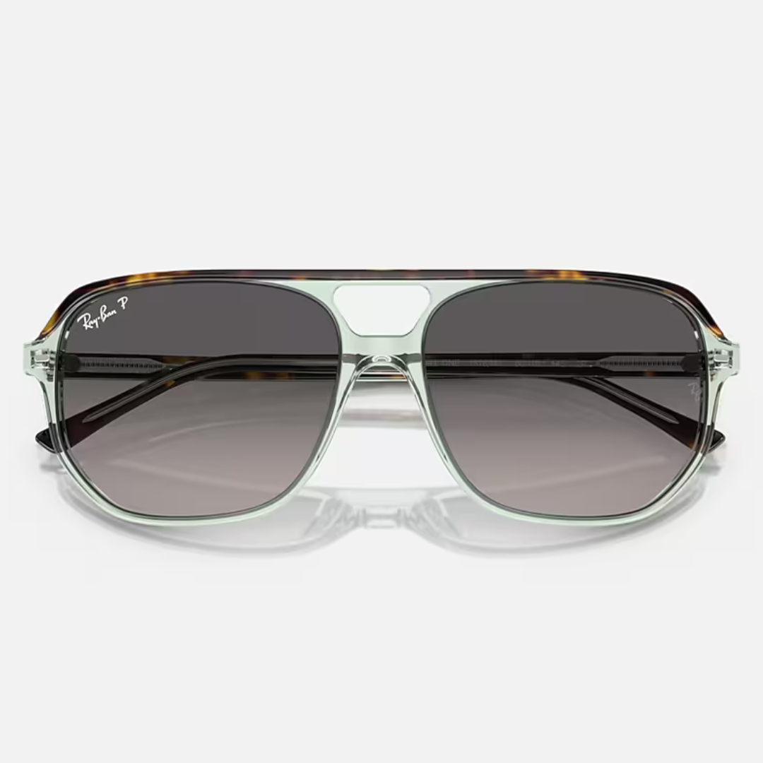 RB2205 BILL ONE | HAVANA ON TRANSPARENT GREEN