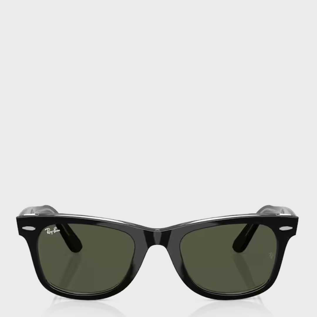 Wayfarer | Black on Transparent