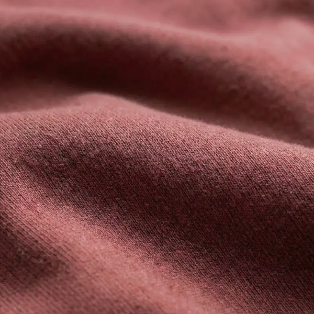 Reginald Tee Berry Fade fabric detail
