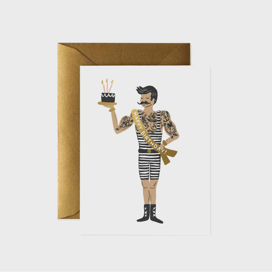 BIRTHDAY CARD | STRONGMAN BIRTHDAY