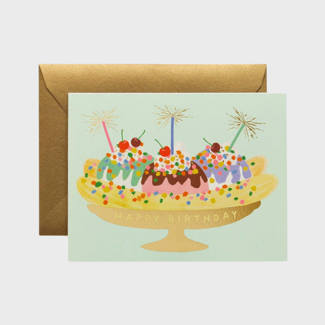 BIRTHDAY CARD | BANANA SPLIT BIRTHDAY