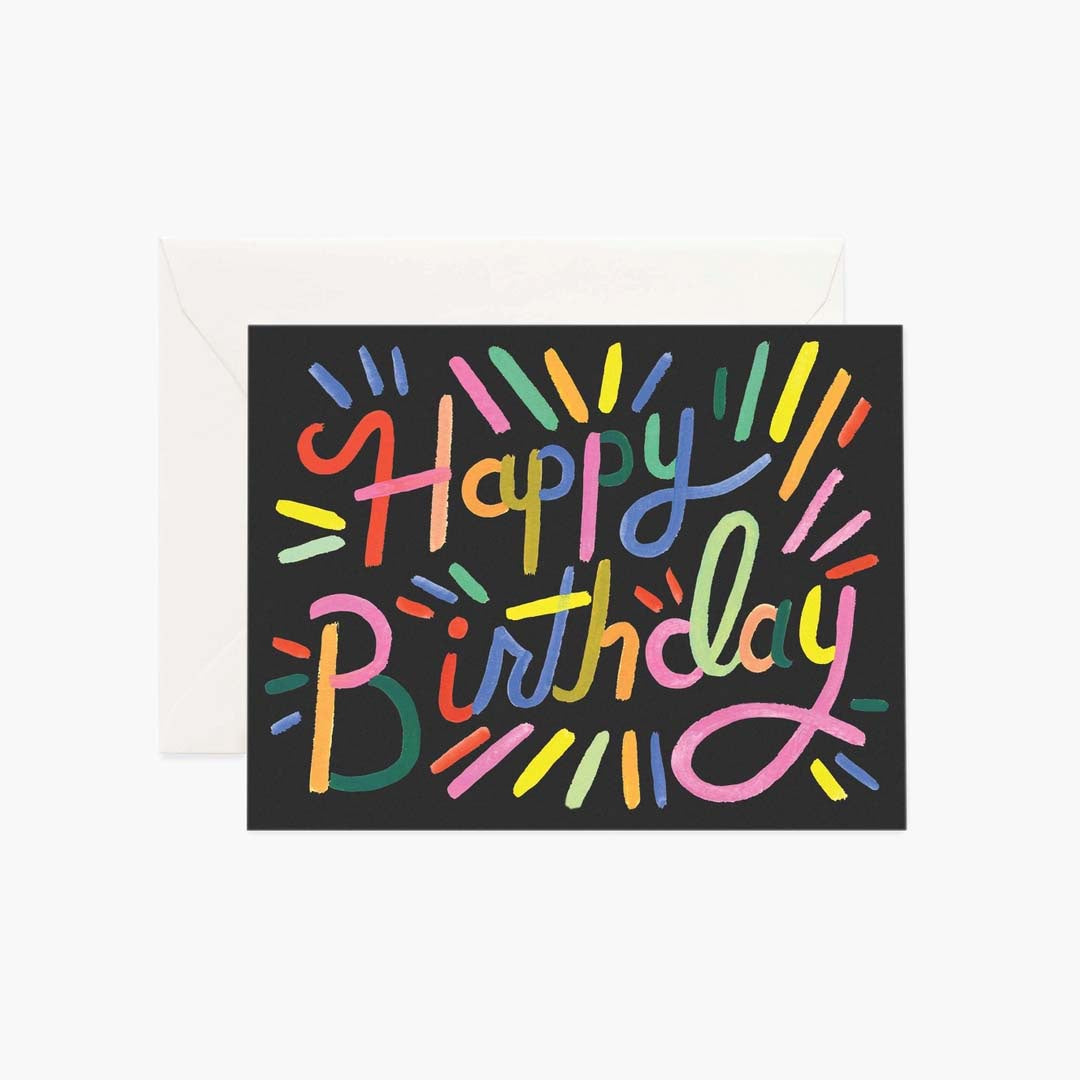 BIRTHDAY CARD | FIREWORKS BIRTHDAY