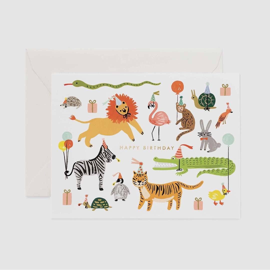 Birthday Card | Party Animals