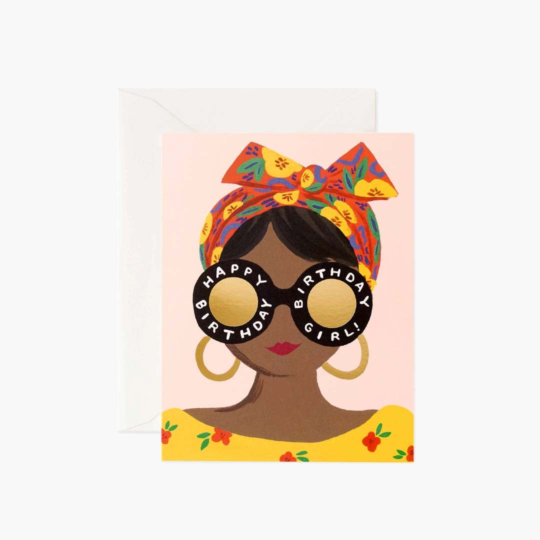BIRTHDAY CARD | SCARF BIRTHDAY GIRL