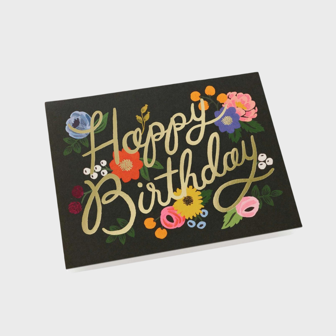 Birthday Card | Vintage Blossoms