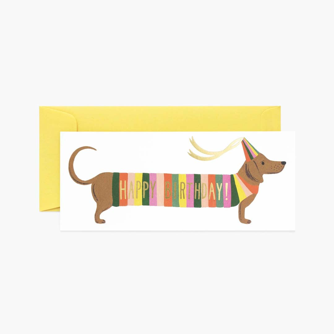 Long Birthday Card | Hot Dog No10