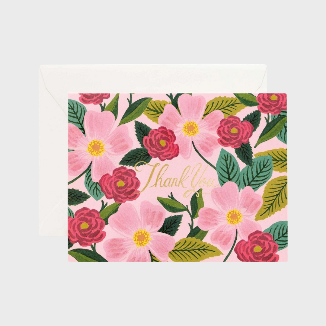 Thank You Card | Rose Garden