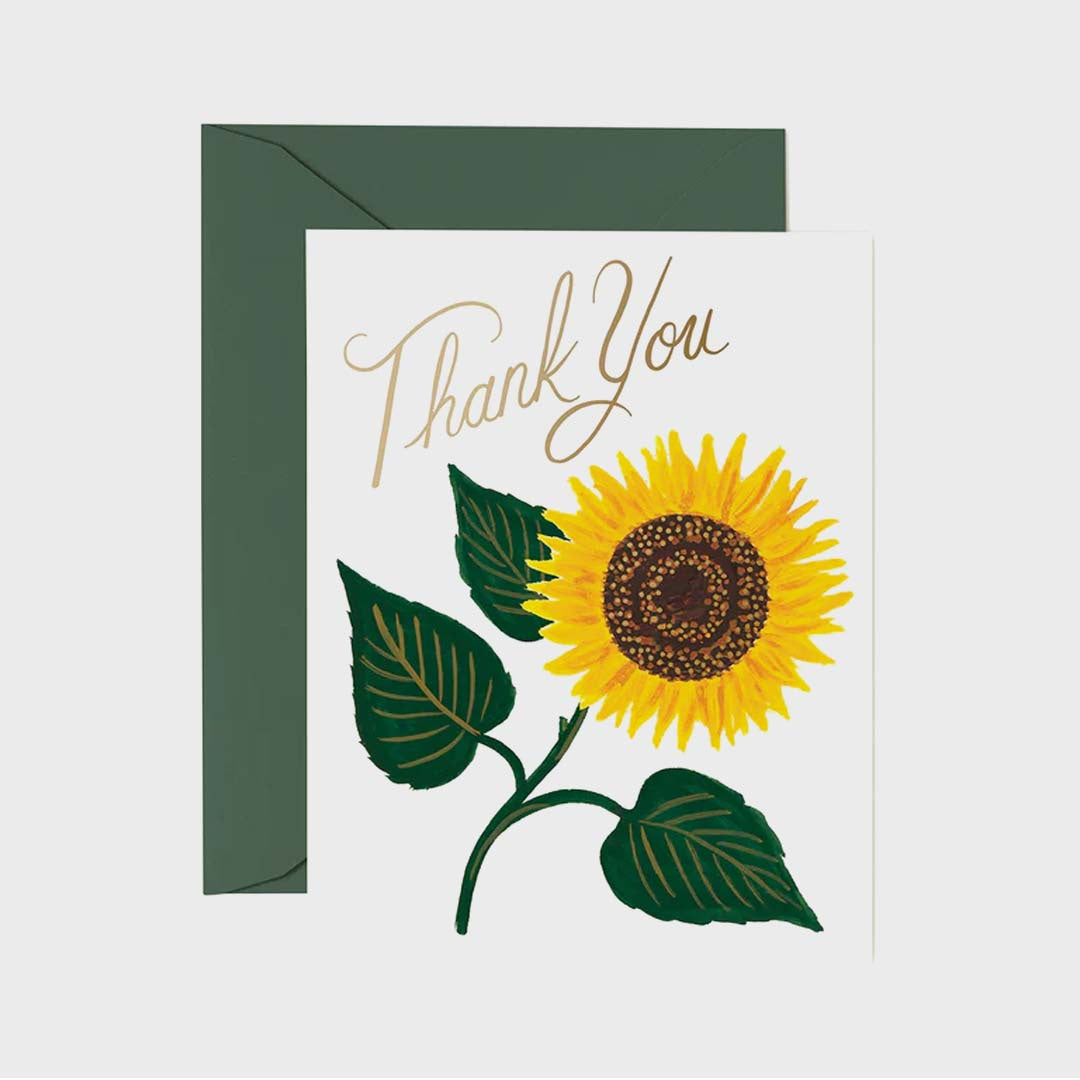 THANK YOU CARD | SUNFLOWER THANK YOU