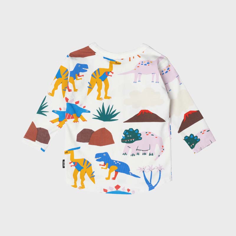 DINO SUN BABY T-SHIRT | CREAM