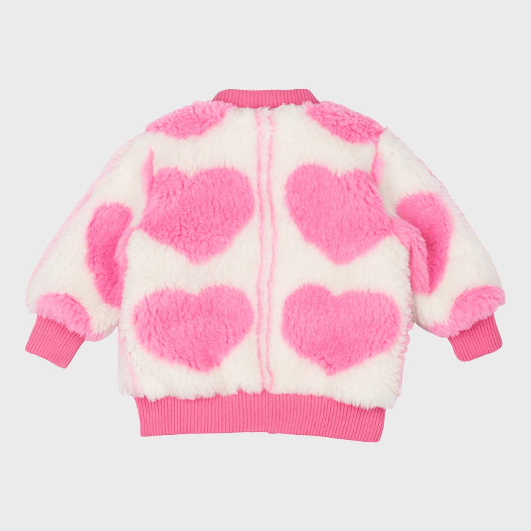 HEART BABY SHERPA JACKET