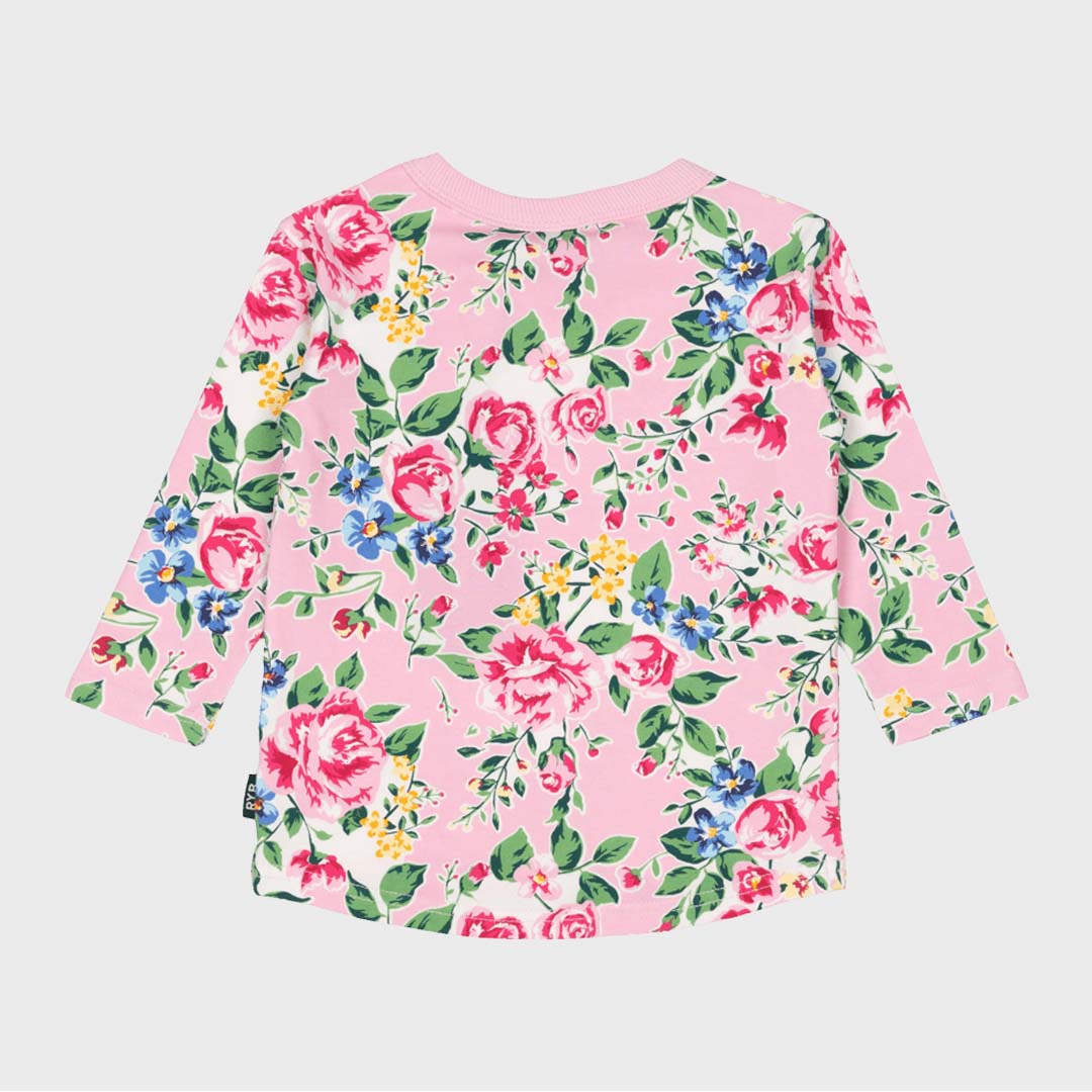 PINK GARDEN BABY T-SHIRT | PINK FLORAL