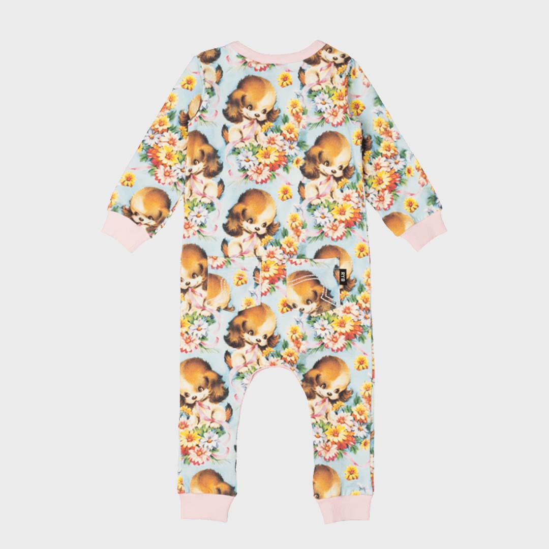 PUPPY LOVE BABY PLAYSUIT