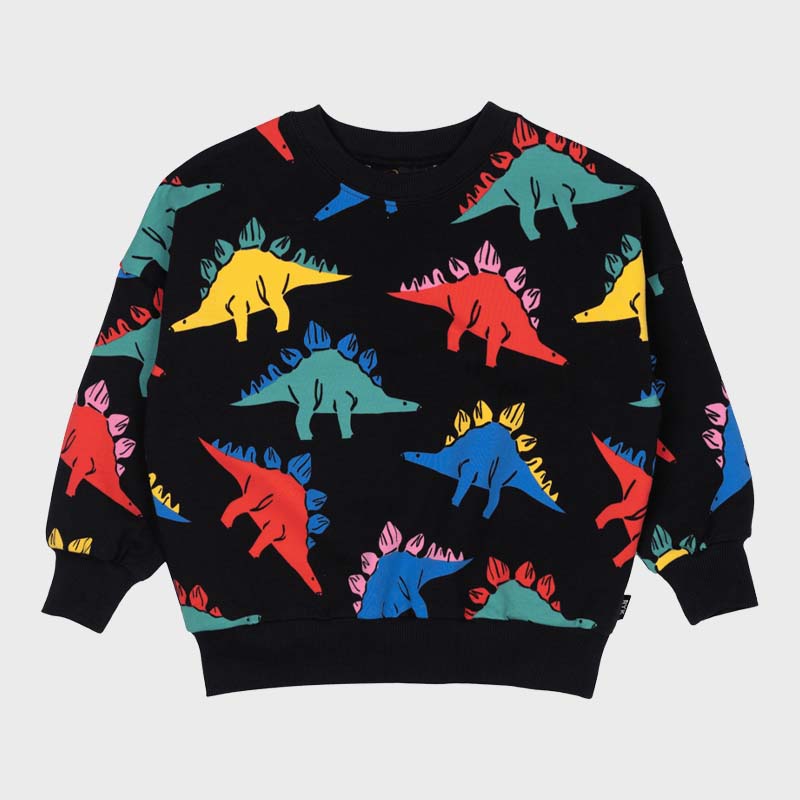 DINO TIME SWEATSHIRT | BLACK