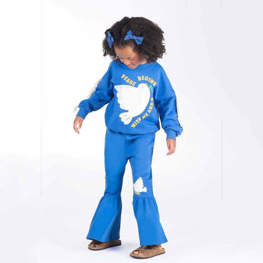PEACE DOVE SWEATSHIRT | BLUE
