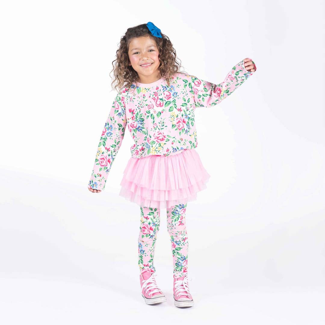 PINK GARDEN T-SHIRT | PINK FLORAL