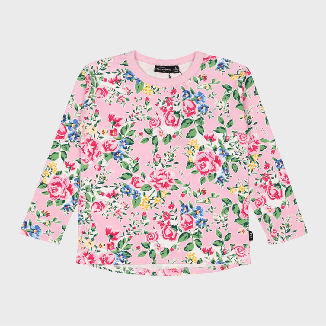 PINK GARDEN T-SHIRT | PINK FLORAL