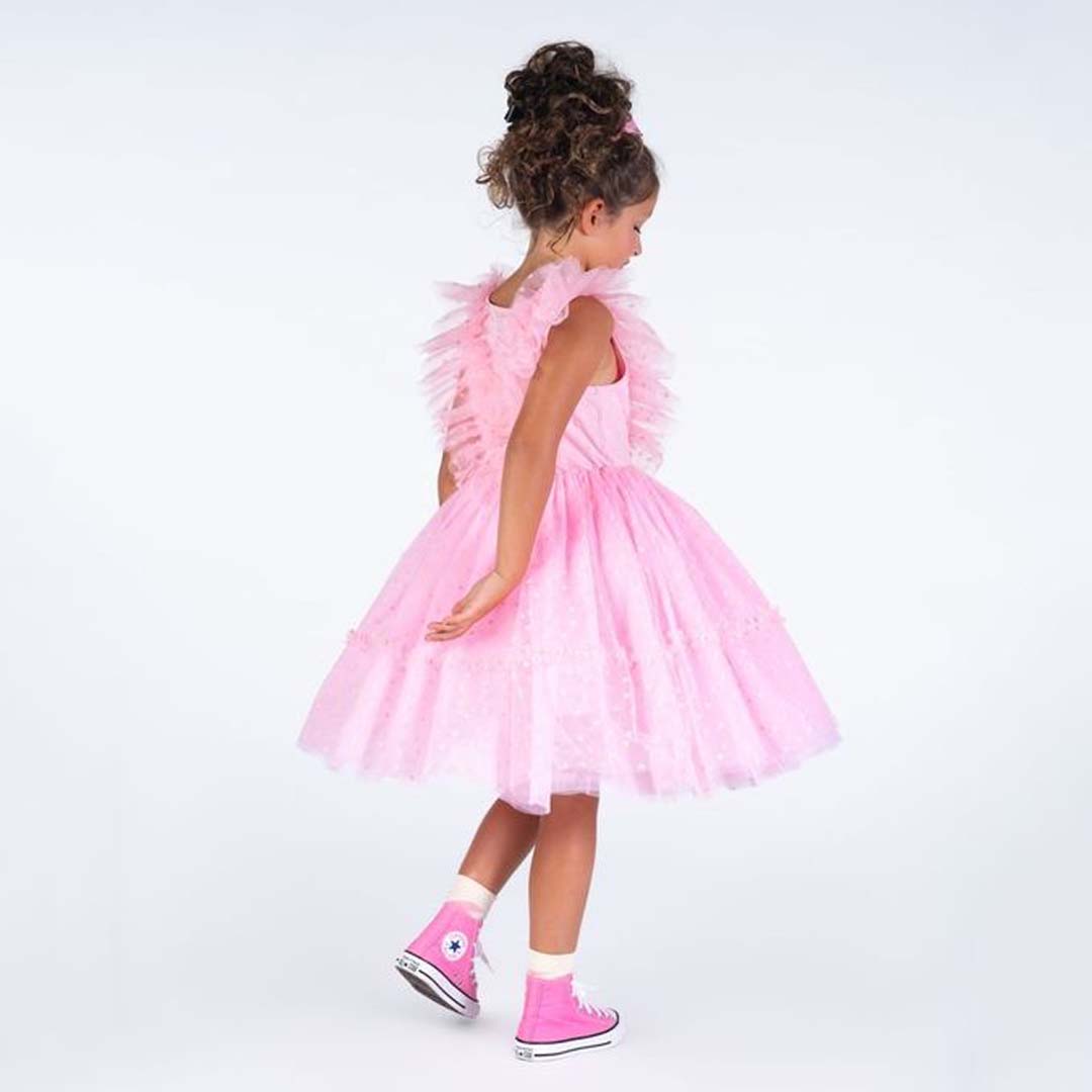TULLE PARTY DRESS | PINK HEART
